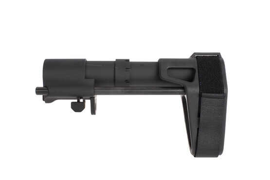 SB Tactical stabilizing pistol PDW arm brace easily adjusts to 3 positions using a lever to the optimal fit for any shooter.